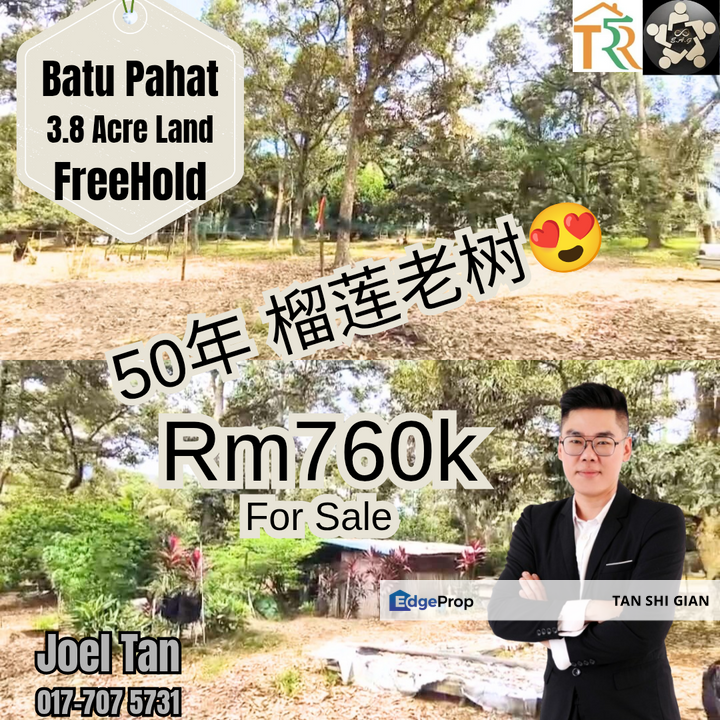 Batu Pahat 3.8 acre land for Sale, Johor, Batu Pahat