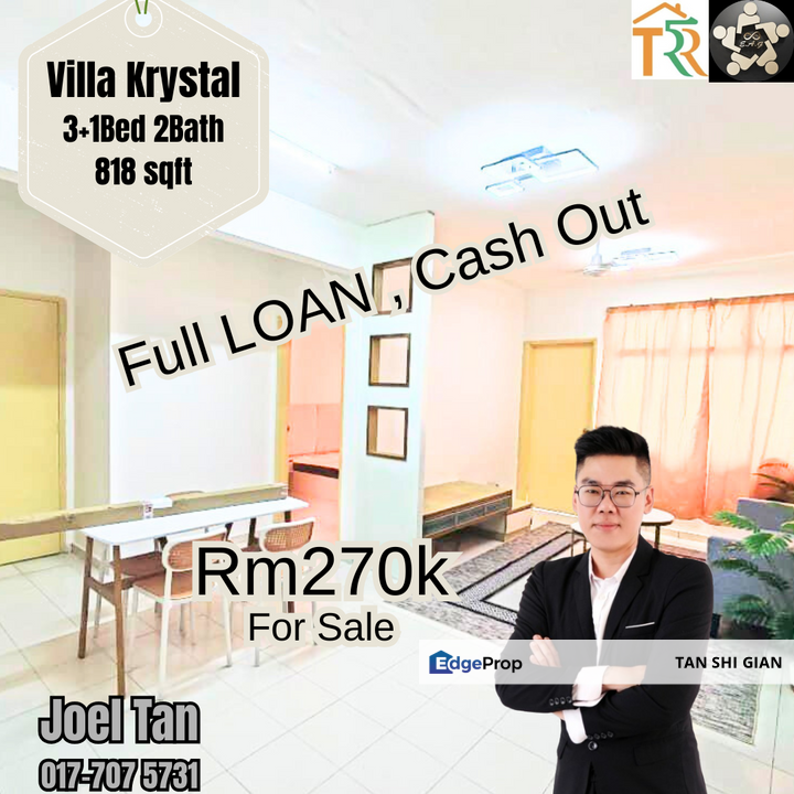Villa Krystal 3+1Bed apartment for Sale , Johor, Skudai