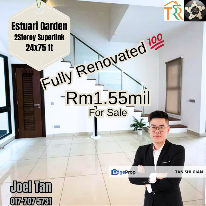 Puteri Harbour Estuari Garden 2Storey SuperLink House for Sale , Johor, Nusajaya
