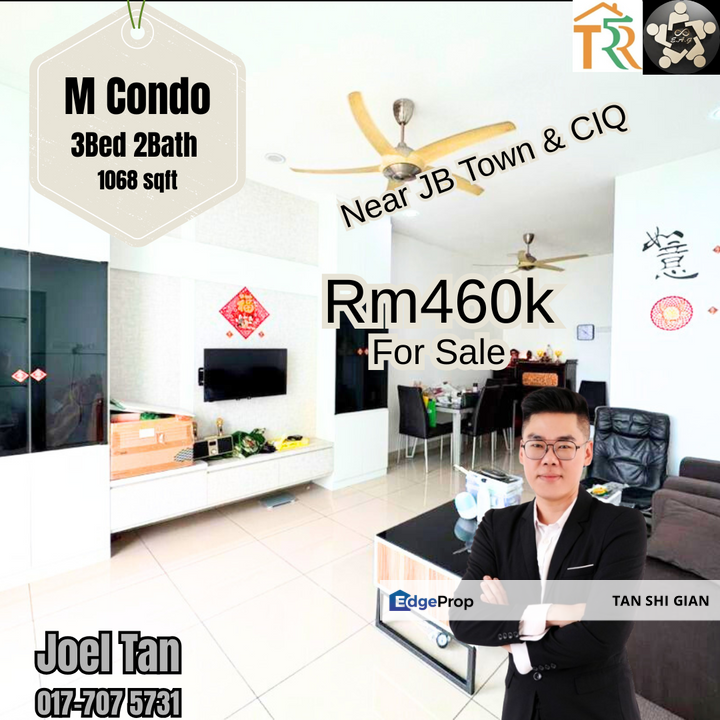 Larkin, M Condo 3Bedroom Apartment for Sale , Johor, Johor Bahru