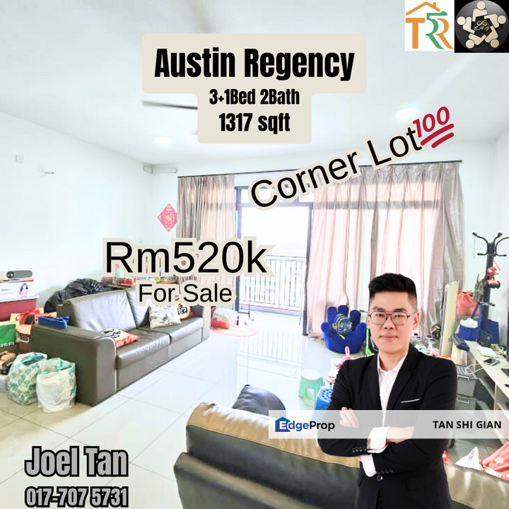 Austin Regency 3+1Bedroom Apartment for Sale , Johor, Johor Bahru