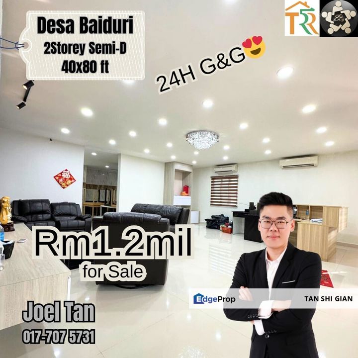 Kulai Desa Baiduri 2Storey Semi-D for Sale , Johor, Kulai