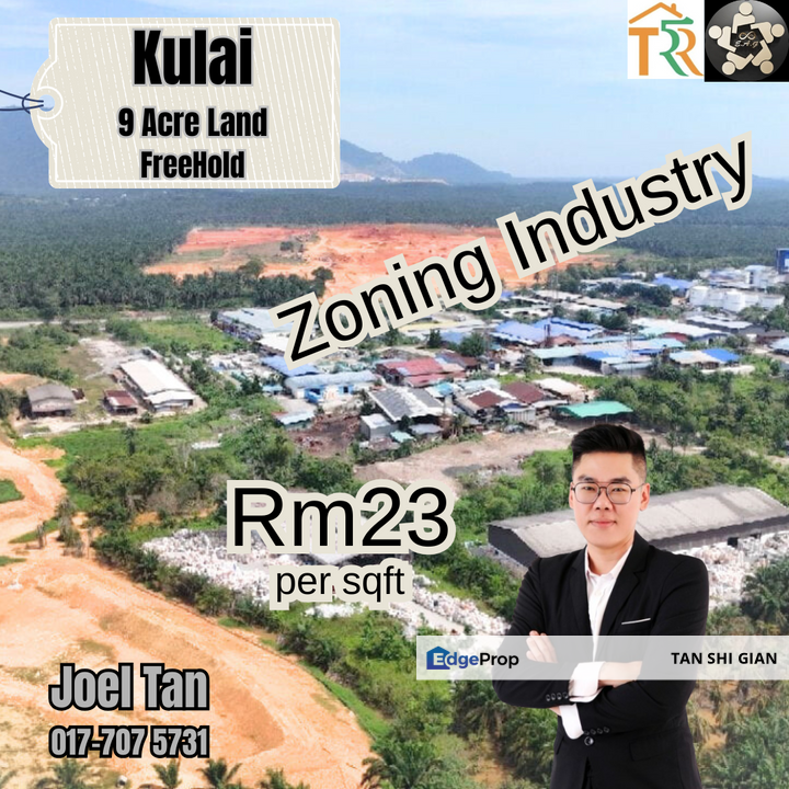 Kulai 9 acre land for Sale , Johor, Kulai