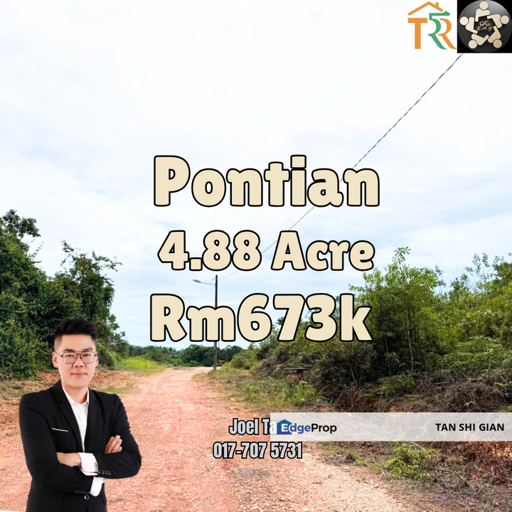 Pontian 4.88 acre land for Sale, Johor, Pontian