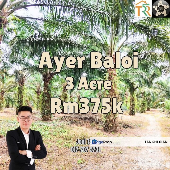 Pontian, Ayer Baloi 3 acre land for Sale, Johor, Pontian