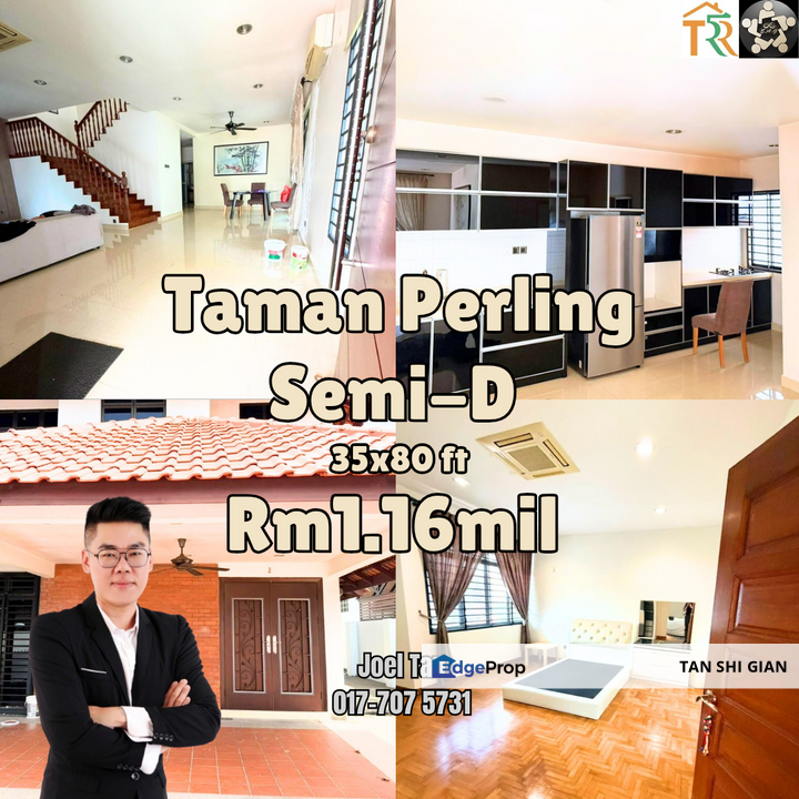 Taman Perling SemiD House for Sale , Johor, Johor Bahru