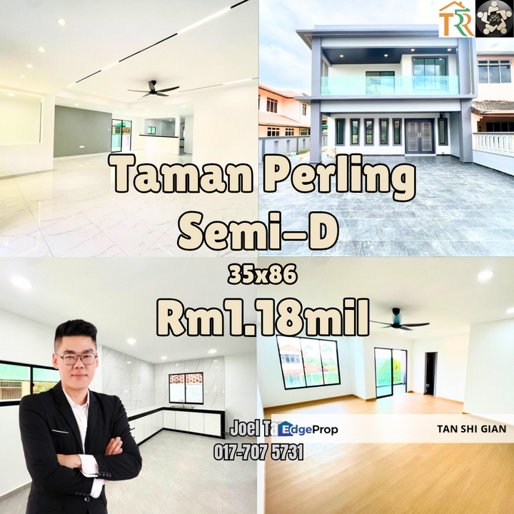 Taman Perling SemiD House for Sale , Johor, Johor Bahru