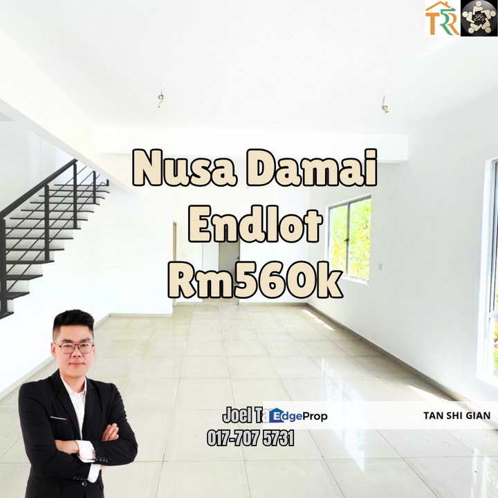 Nusa Damai 2Storey ENDLOT House for Sale , Johor, Pasir Gudang