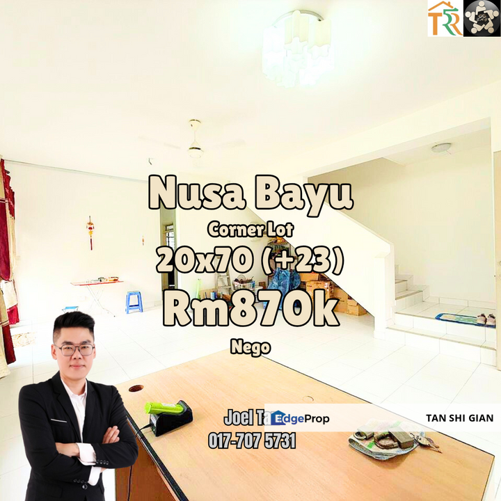 Nusa Bayu Corner House for Sale, Johor, 