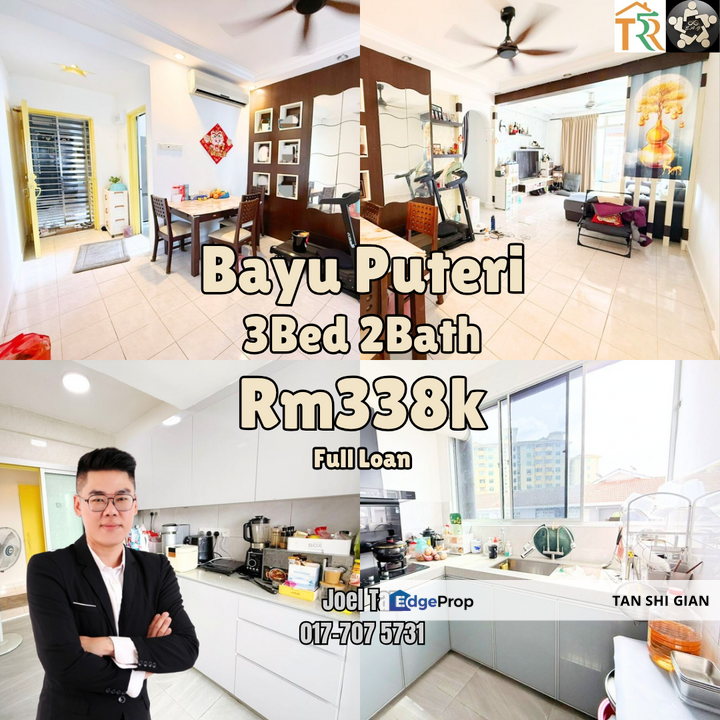 Bayu Puteri 3Bedroom Apartment for Sale , Johor, Johor Bahru