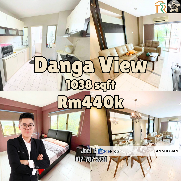 Danga View 3Bedroom Apartment for Sale , Johor, Johor Bahru