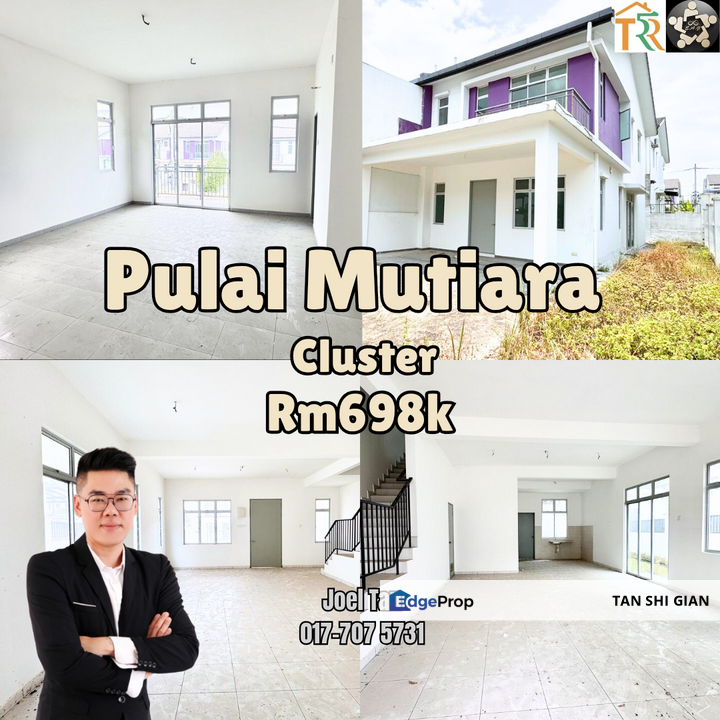 Pulai Mutiara Cluster House for Sale , Johor, Kangkar Pulai