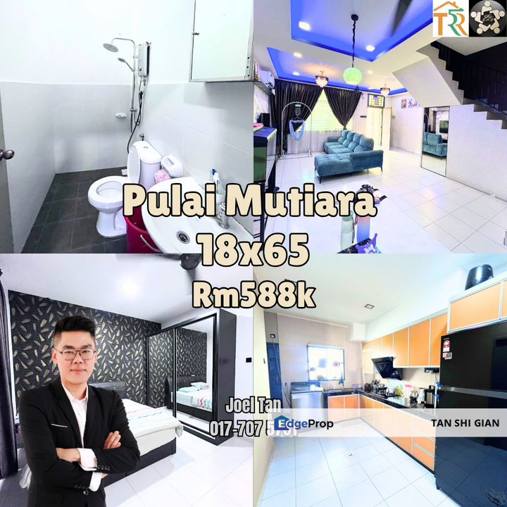 Pulai Mutiara double storey Terrace for Sale , Johor, Kangkar Pulai
