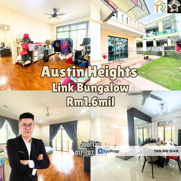 Austin Heights ENDLOT link Bungalow for sale , Johor, Johor Bahru