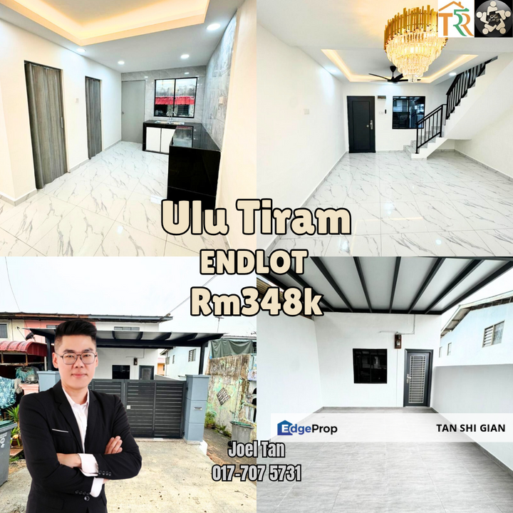 Ulu Tiram 2Storey ENDLOT low cost for Sale , Johor, Ulu Tiram