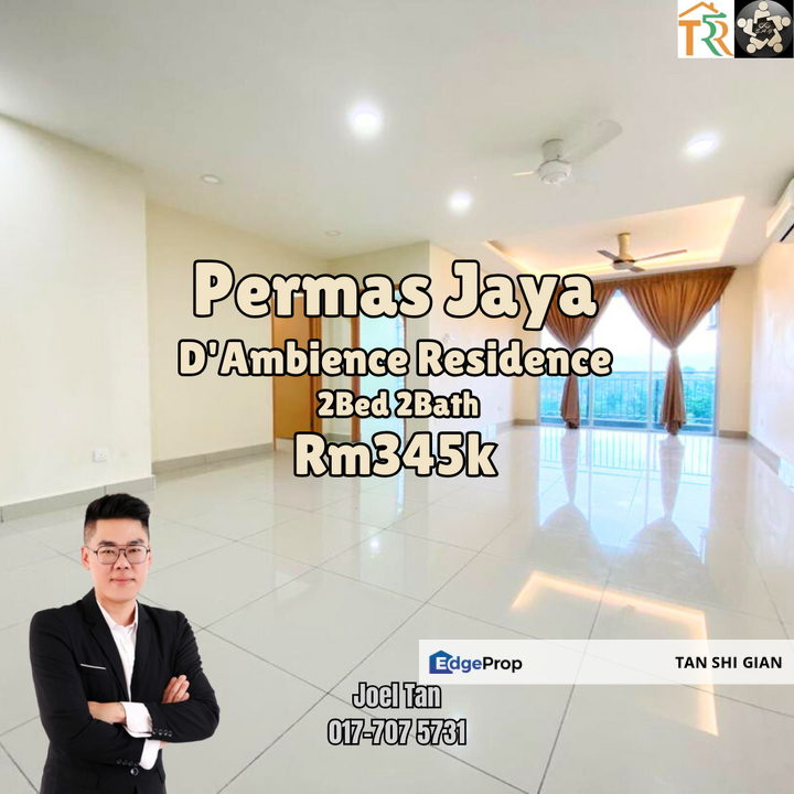 D'Ambience Residence 2Bedroom Apartment for Sale , Johor, Permas Jaya/Senibong
