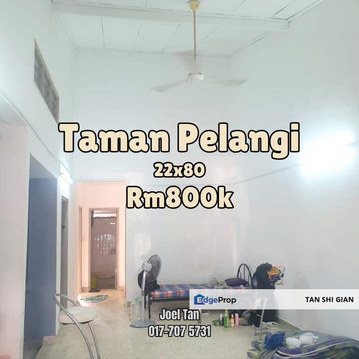 Taman Pelangi Terrace house for Sale , Johor, Johor Bahru