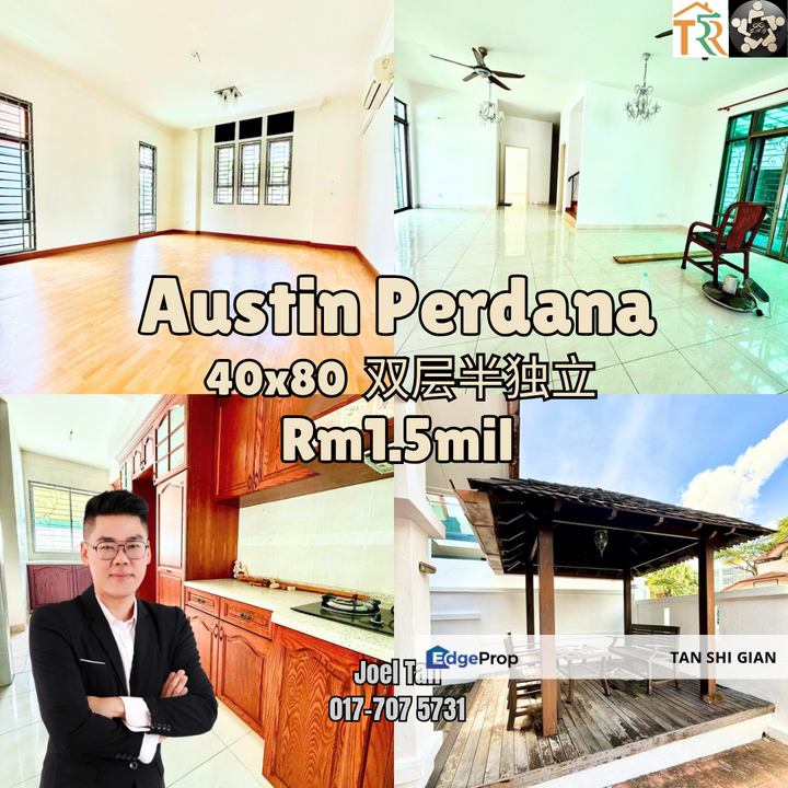 Austin Perdana SemiD House for Sale , Johor, Johor Bahru