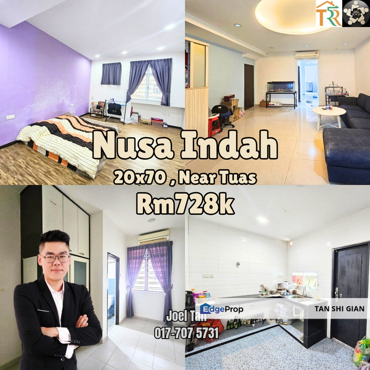 Nusa Indah Terrace House for Sale, Johor, Nusajaya