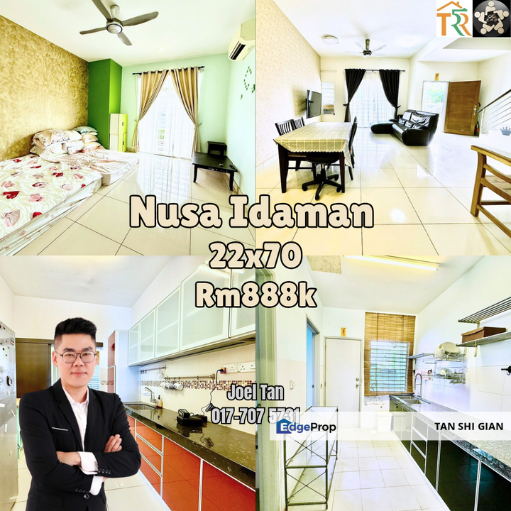 Nusa Idaman 2Storey Terrace house for Sale , Johor, Nusajaya