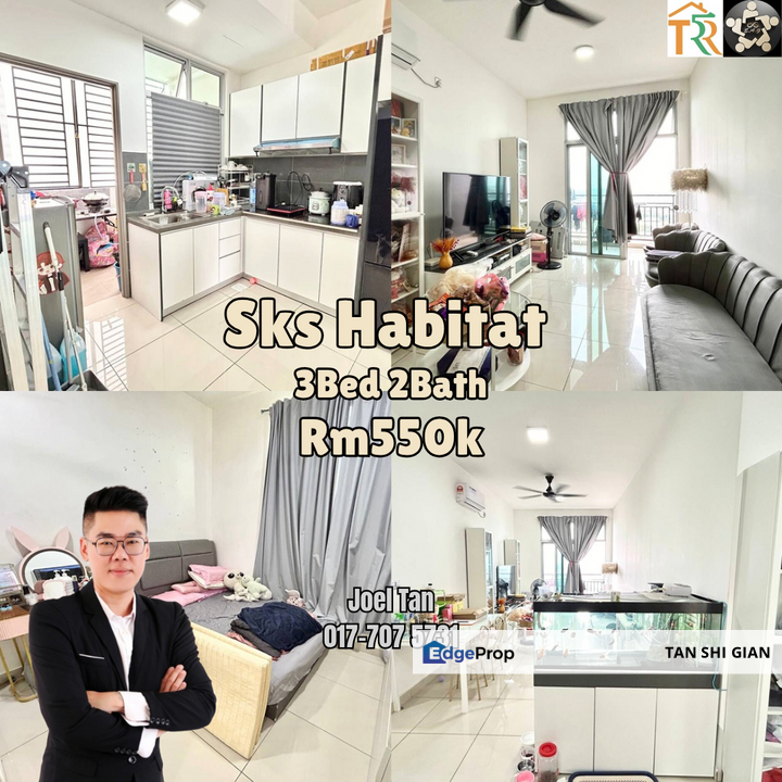 SKS Habitat 3Bedroom Apartment for Sale , Johor, Johor Bahru