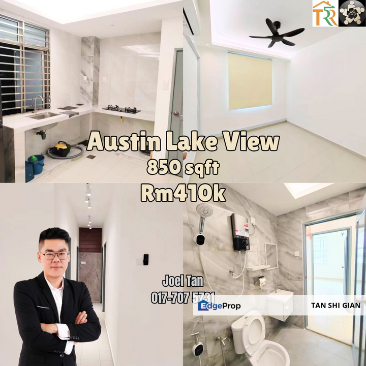 Mount Austin Lake view Suites 3Bedroom for sale , Johor, Johor Bahru