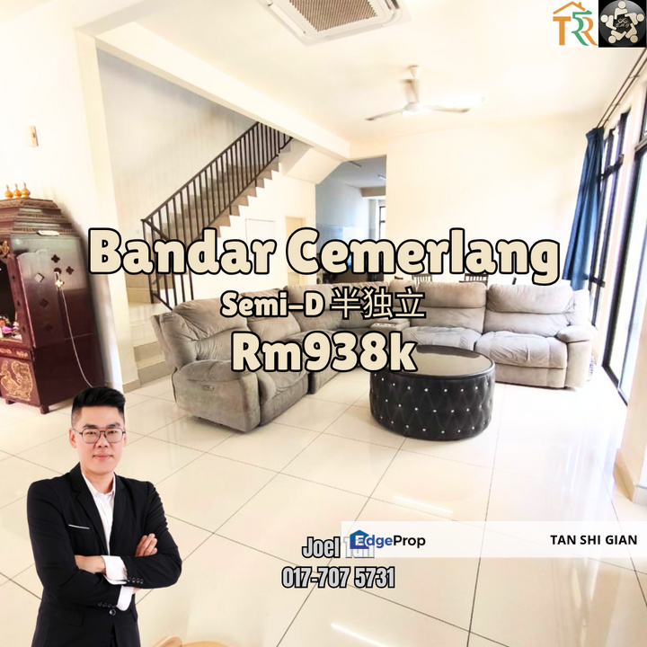 Bandar Cemerlang 2Storey SemiD House for Sale , Johor, Ulu Tiram