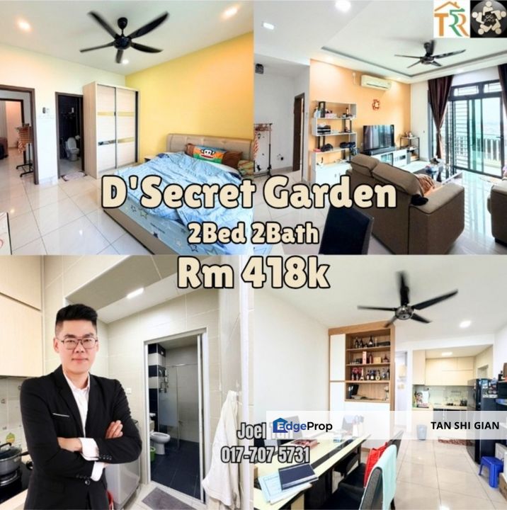 D'Secret Garden 2Bed 2Bath apartment for Sale , Johor, Johor Bahru