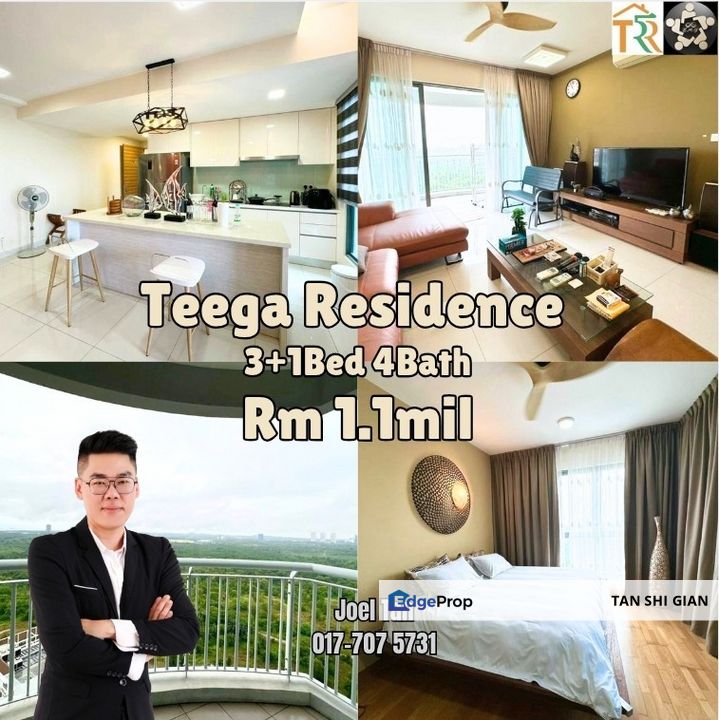 Teega Residence 3+1 bedroom apartment for Sale , Johor, Kota Iskandar