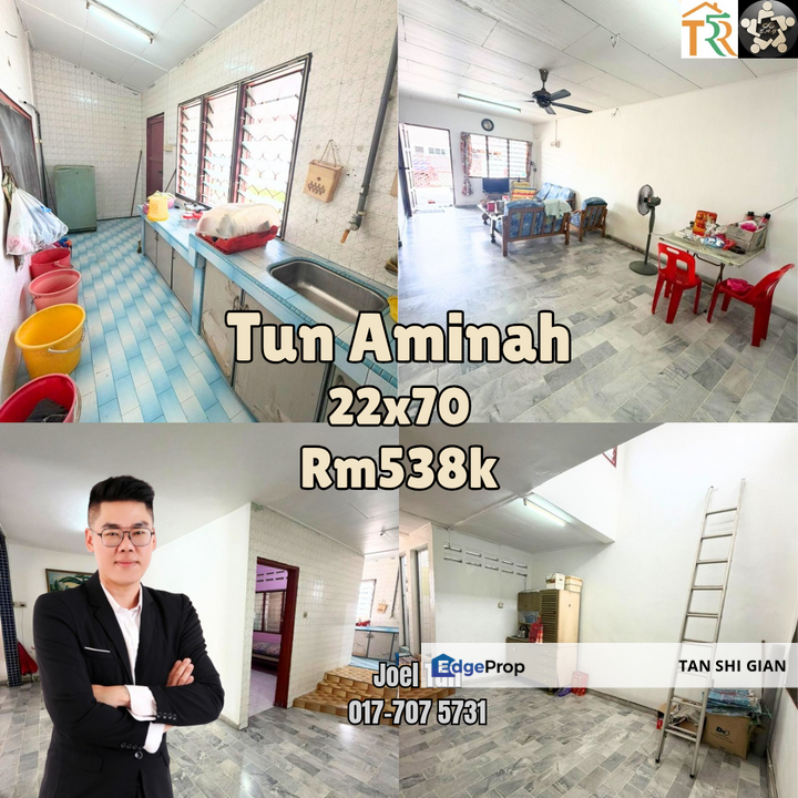 Tun Aminah single storey house for Sale, Johor, Skudai