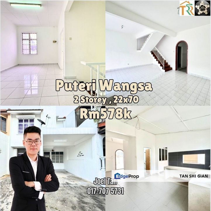 Puteri Wangsa 2storey house for sale, Johor, Ulu Tiram