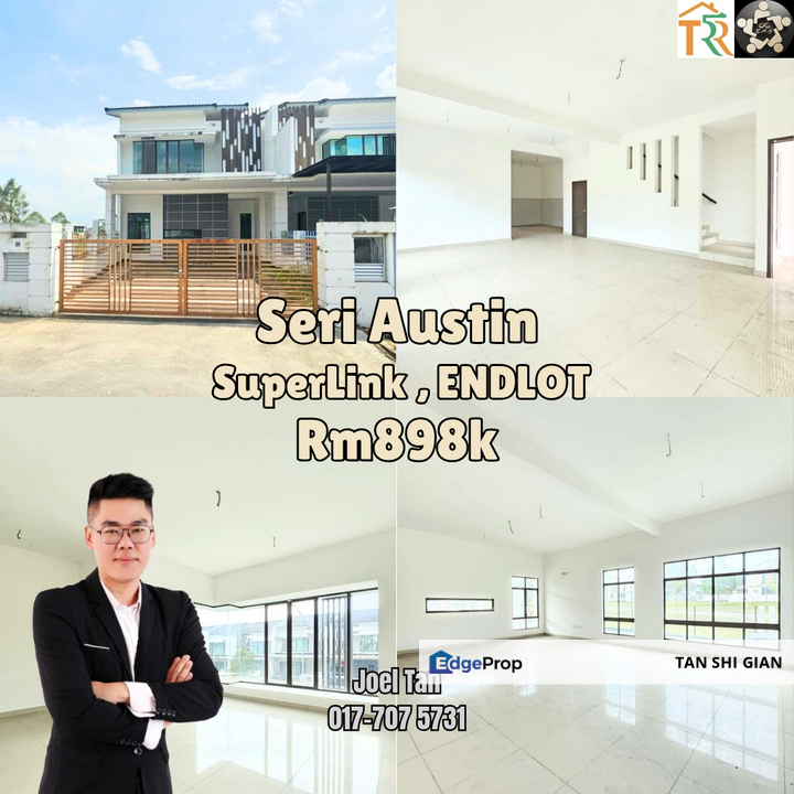 Seri Austin Endlot Superlink House for Sale, Johor, Johor Bahru