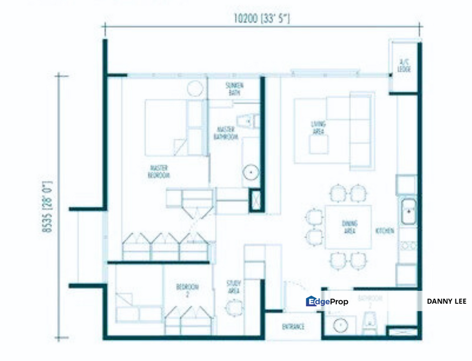 (Bank Lelong)  No. D-3A-1, Mont Kiara Verve Suites, Jalan Kiara 5, Mont Kiara, 50450, Kuala Lumpur, Kuala Lumpur, Mont Kiara