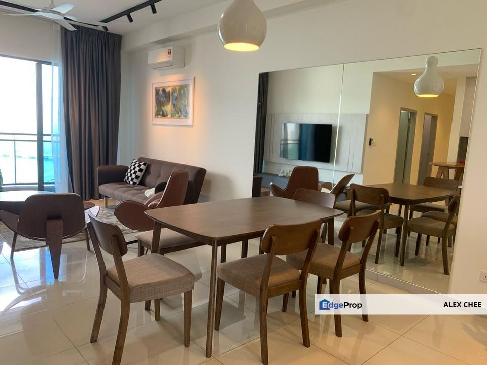 Waterside Residence @ Gelugor for rent fully furnished 3 bedroom, Penang, Gelugor