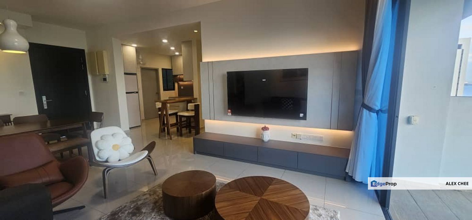 Waterside Residence @ Gelugor for rent fully furnished 3 bedroom, Penang, Gelugor