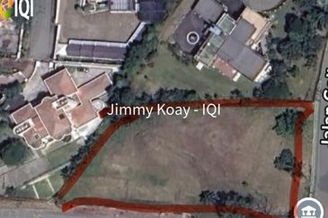 Corner Bungalow Land in Prestigious Taman Duta, Kuala Lumpur