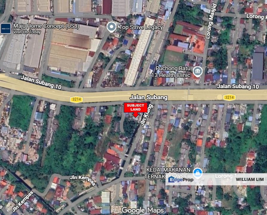 Puchong, Kampung Tengah, Jalan Subang, Agricultural Land, Bumi Lot for Sale, Selangor, Puchong