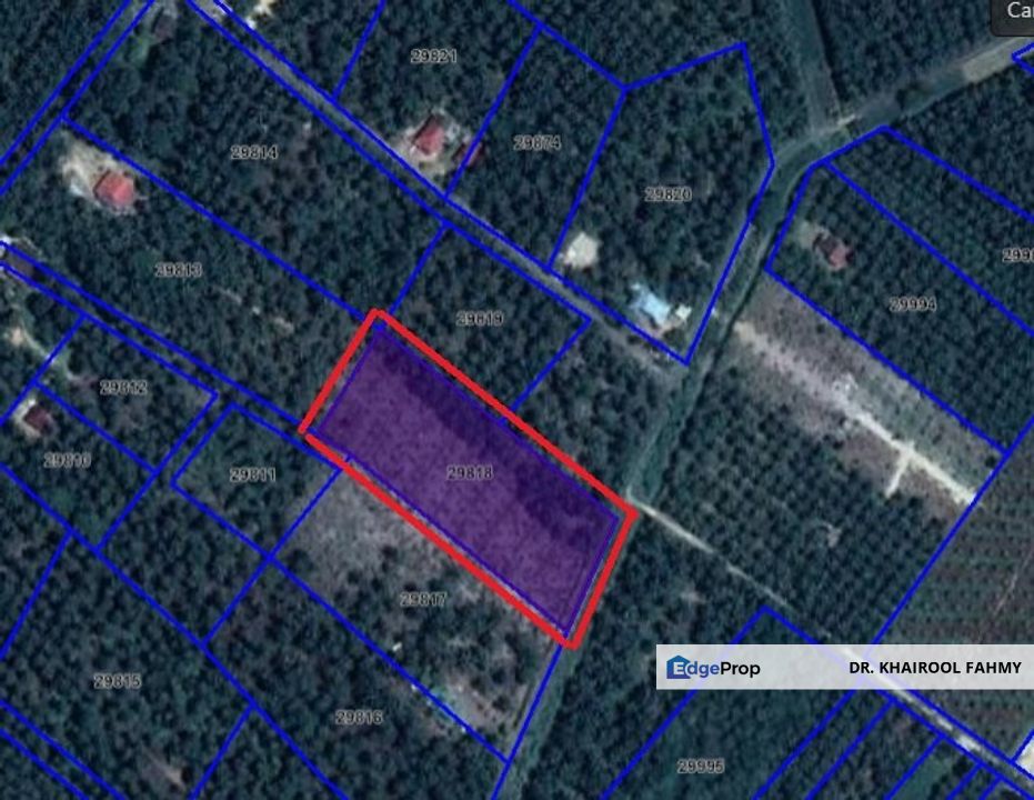 Tanah Pertanian Kampung Keluarga Bahagia Simpang Renggam Tepi Jalan Utama, Johor, Kluang