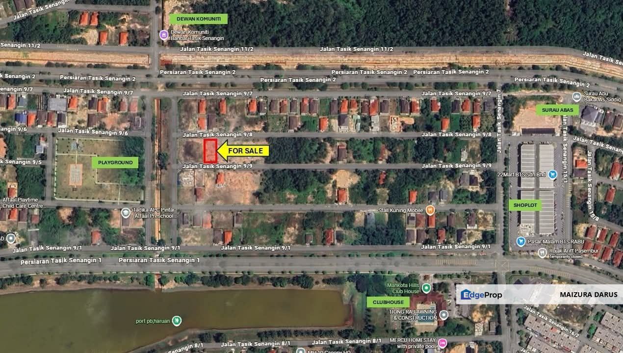 5,252sqft Tanah Lot Bungalow di Mahkota Hill, Bandar Tasik Senangin, Lenggeng, Negeri Sembilan, Lenggeng