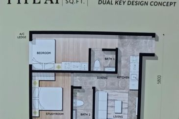 SKYONE | 300m to RTS | DUAL KEY & TRIPLE KEY | Foreigner CAN Buy | FREEHOLD