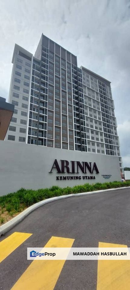 ARINNA KEMUNING UTAMA SHAH ALAM CONDOMINIUM PARTIALLY FURNISHED FOR RENT, Selangor, Shah Alam