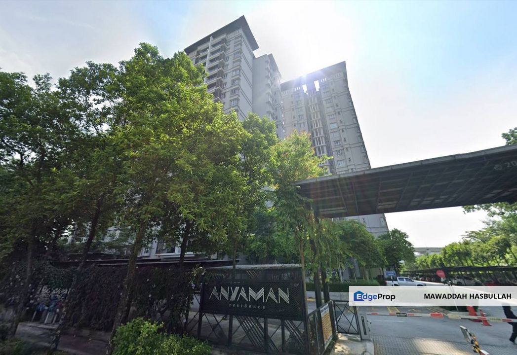 ANYAMAN RESIDENCE KUALA LUMPUR CONDOMINIUM PARTIALLY FURNISHED FOR RENT, Kuala Lumpur, Sungai Besi