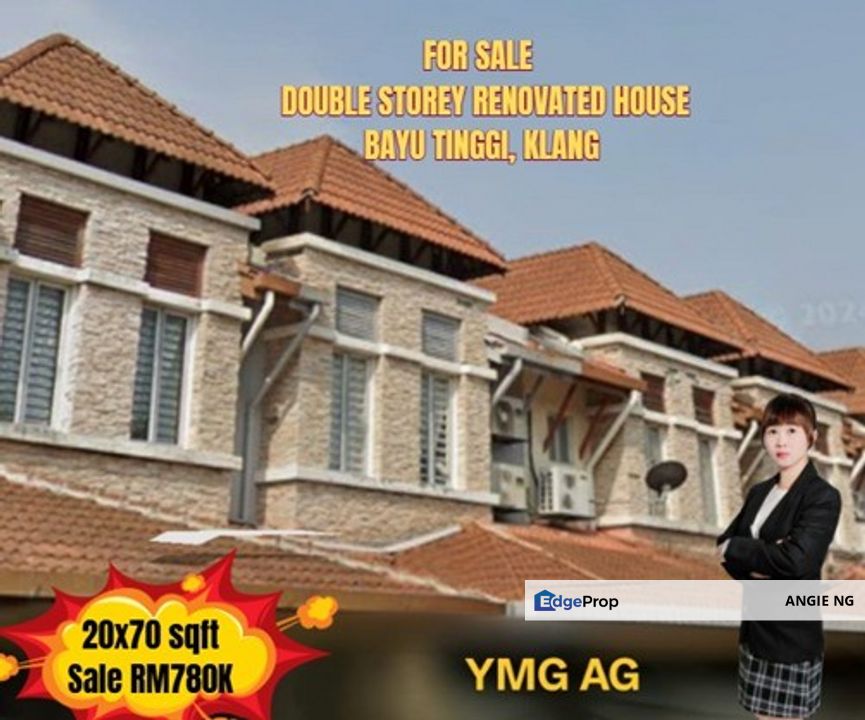Lorong Sentosa Batu Unjur, Bayu Tinggi Klang, Double Storey House 20x70 For Sale, Fully Renovated and Partial Furnished., Selangor, Klang