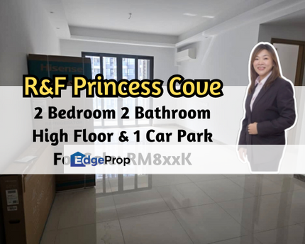 R&F Princess Cove - Seine Region, Johor Bahru, Johor, 2 Bedroom 2 Bathroom, High Floor, 1 Car Park, Johor, Johor Bahru