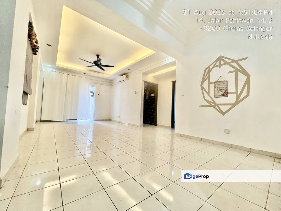 Renovated Corner Lot Vstana Mahkota Apartment Bandar Mahkota Cheras, Selangor, Cheras