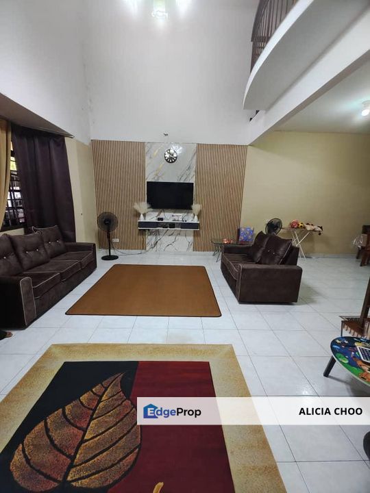 Taman Pelangi Indah renovated 1.5 storey house for sales, Johor, Ulu Tiram