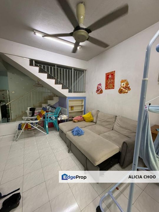 Taman Puteri Wangsa 2 storey house facing garden unblock view for sales, Johor, Ulu Tiram