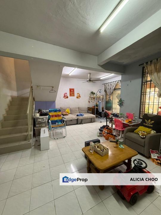 Taman Puteri Wangsa 2 storey house facing garden unblock view for sales, Johor, Ulu Tiram