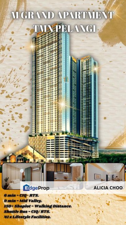 M Grand Minori New Project at Taman Pelangi, Johor, Johor Bahru