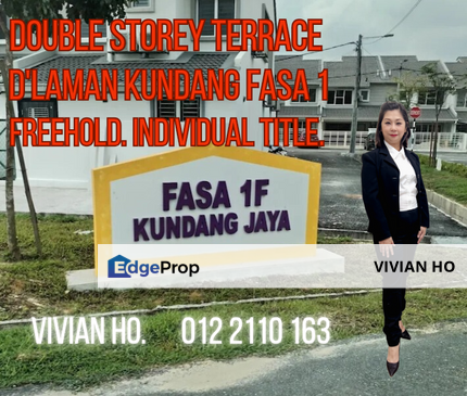2-Storey Terrace House For Sales in D'Laman Kundang Fasa 1., Selangor, Rawang